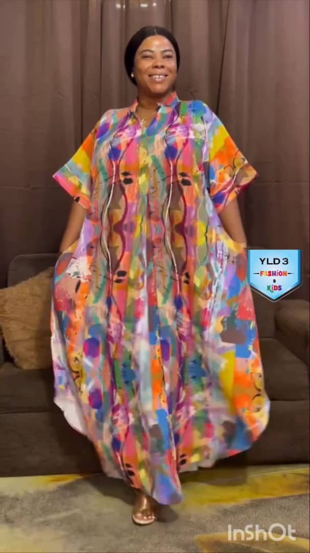 Colorful Printed Kaftan - YLD3