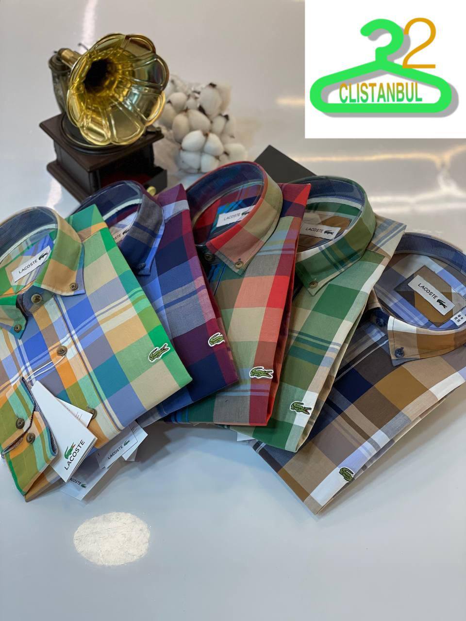 Lacoste Plaid Shirt Collection