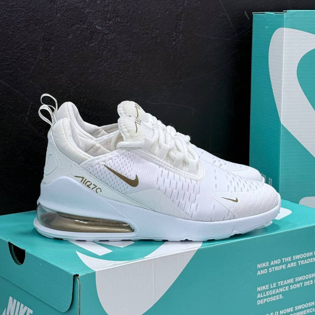 Nike Air Max 270 White Gold