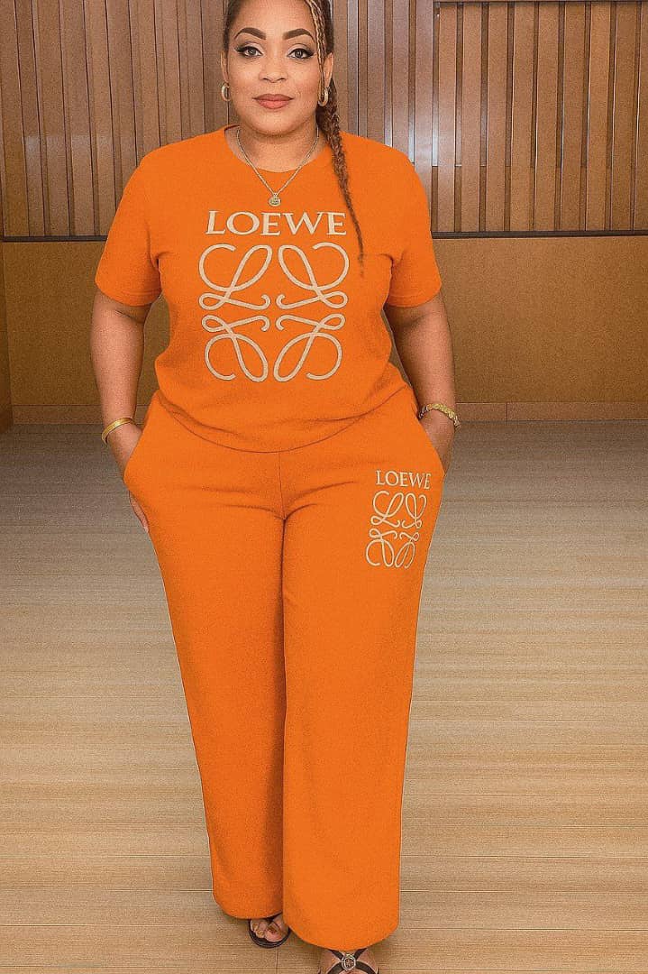 Orange LOEWE Tracksuit Set